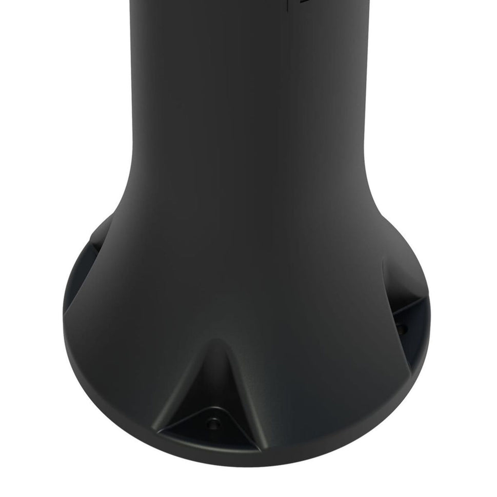 Fontaine de jardin Sined Tritone en HDPE avec disposition pour prises rapides noire hauteur 100 cm fabriquée en HDPE