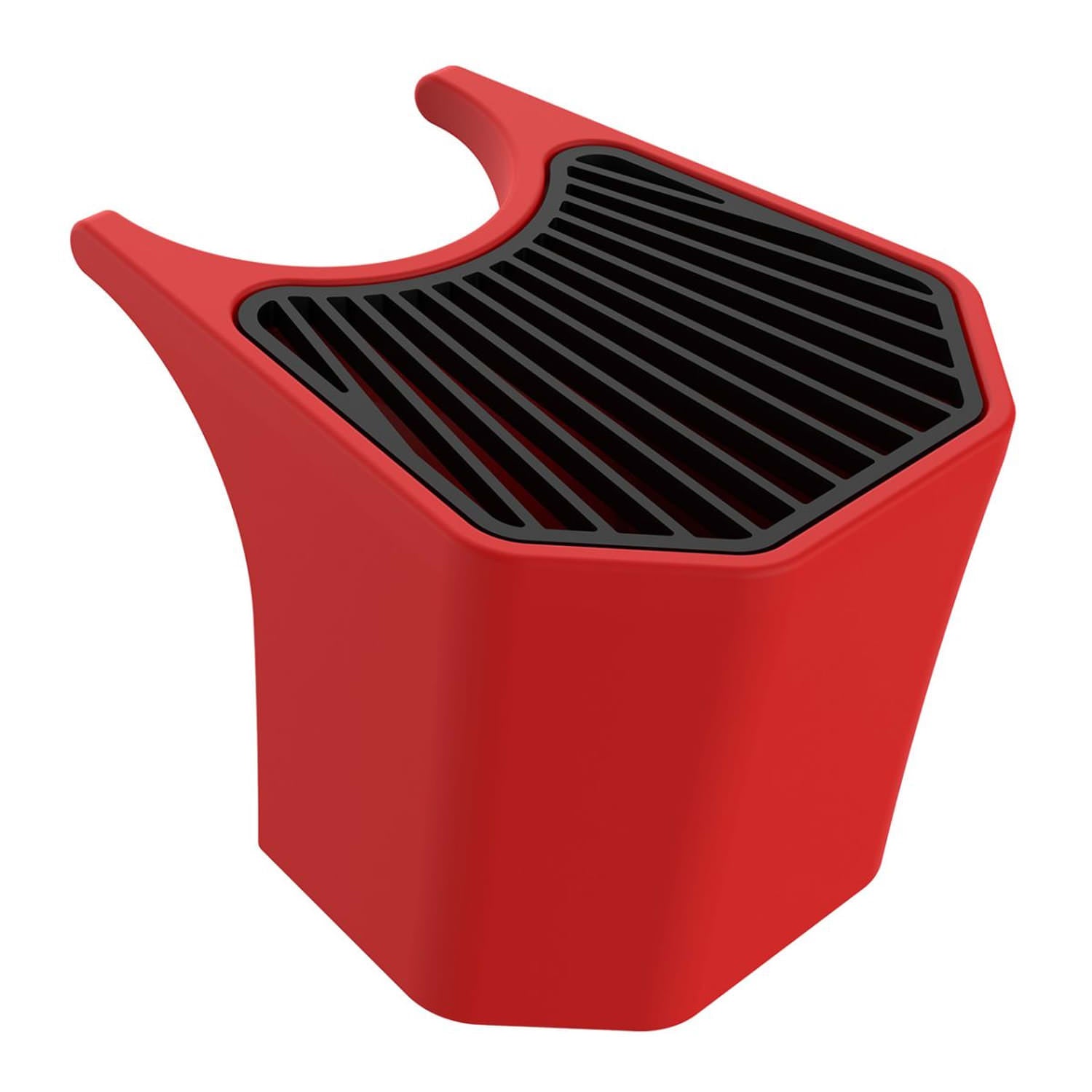 Fontaine de jardin Tritone Pro rouge avec double connexion et panier Sined