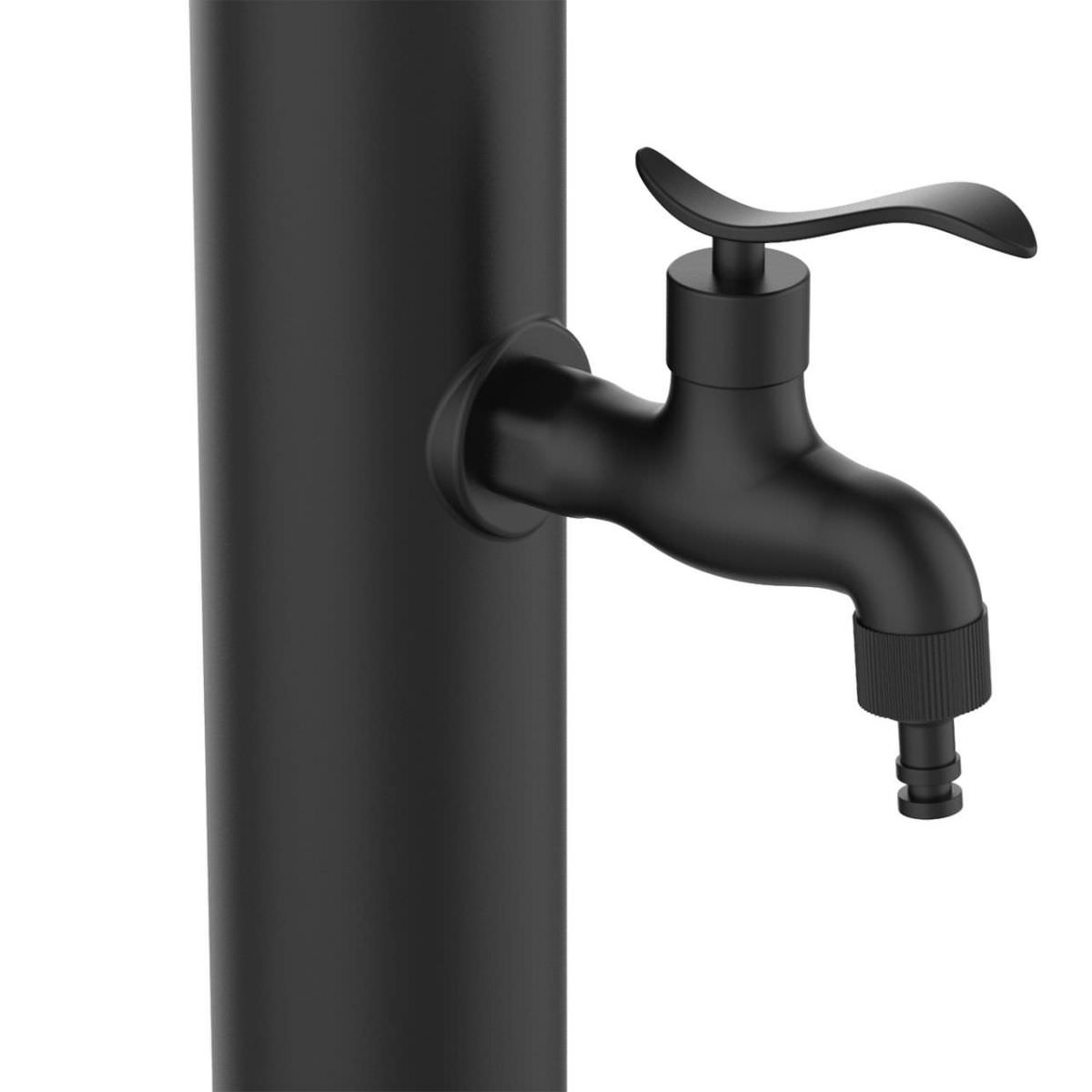 Sined Kit Acqua Kit Compuesto Por Fuente y Cubo De Polietileno Fácil Montaje Negro