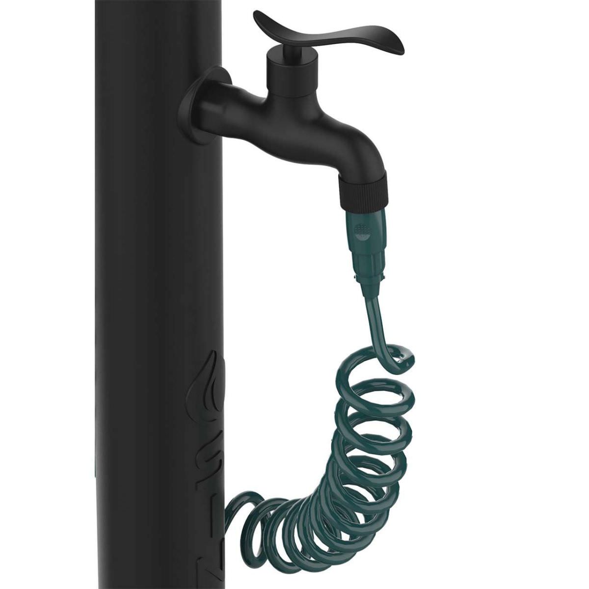 Sined Pro Garden Fountain With 5 l Polyethylene Bucket Black Spray Gun