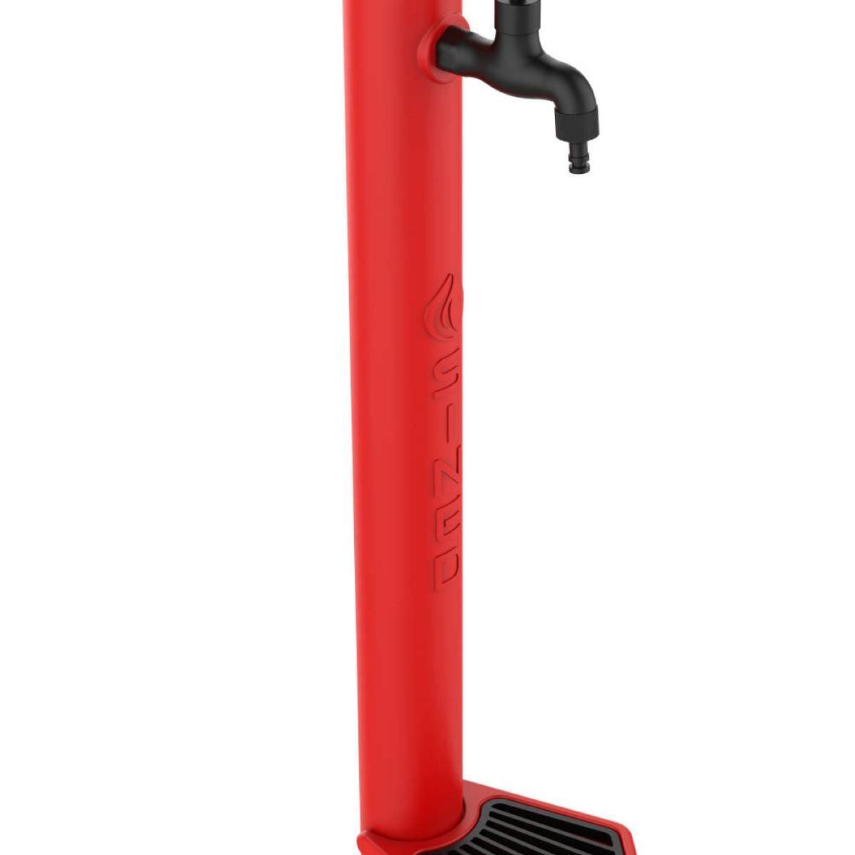 Sined Acqua Kit Composed of 5 Liter Fountain and Bucket Made of Polyethylene Easy Assembly Red