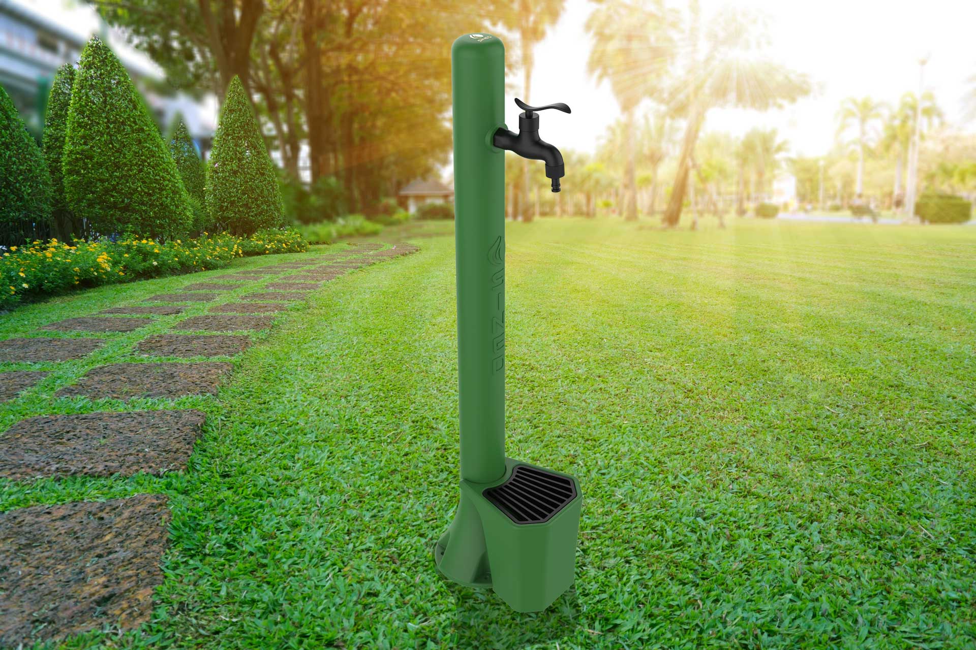 Sined Kit Acqua Kit Compuesto Por Fuente y Cubo De 5 Litros Fácil Montaje Verde