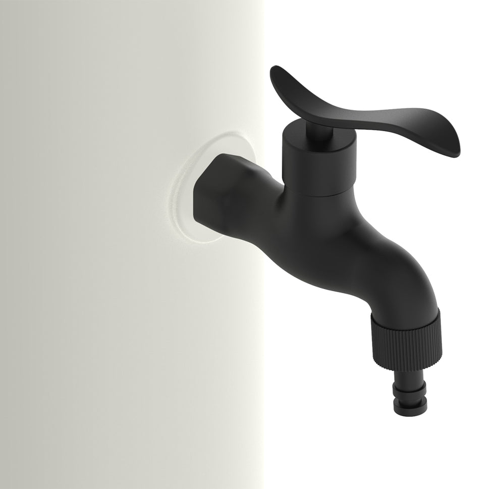 Kit Source Extérieure Sined Triton Avec Seau De 5 Litres En Polyéthylène Blanc Fabriqué En Polyéthylène Haute Résistance