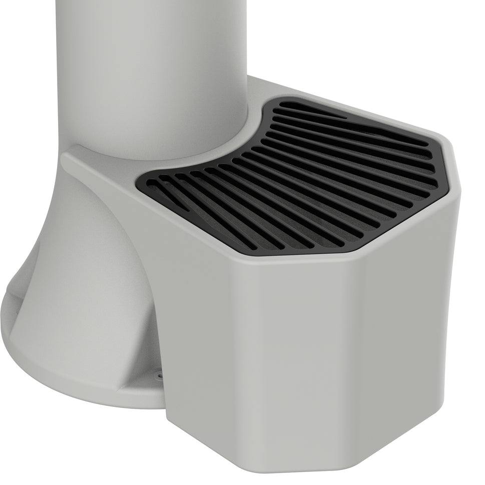 Kit Sined Tritone Source Extérieure et Seau de 5 Litres en Polyéthylène Gris Pigeon Fabriqué en Polyéthylène HD