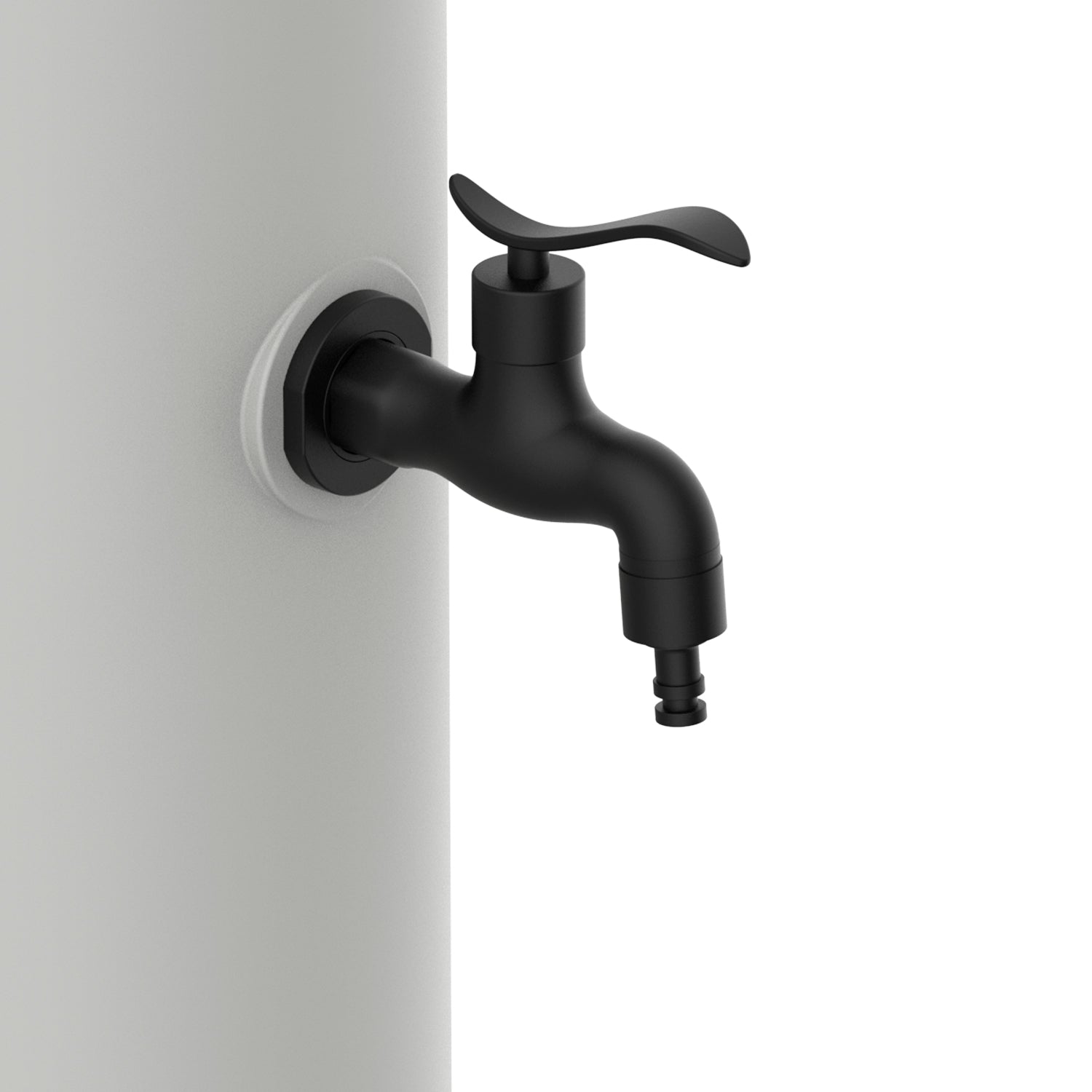 Kit Sined Tritone Source Extérieure et Seau de 5 Litres en Polyéthylène Gris Pigeon Fabriqué en Polyéthylène HD