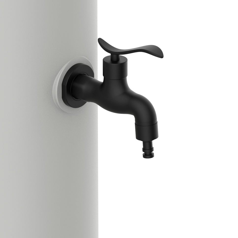 Kit Sined Tritone Source Extérieure et Seau de 5 Litres en Polyéthylène Gris Pigeon Fabriqué en Polyéthylène HD