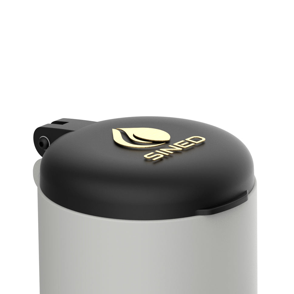 Kit Sined Tritone Source Extérieure et Seau de 5 Litres en Polyéthylène Gris Pigeon Fabriqué en Polyéthylène HD