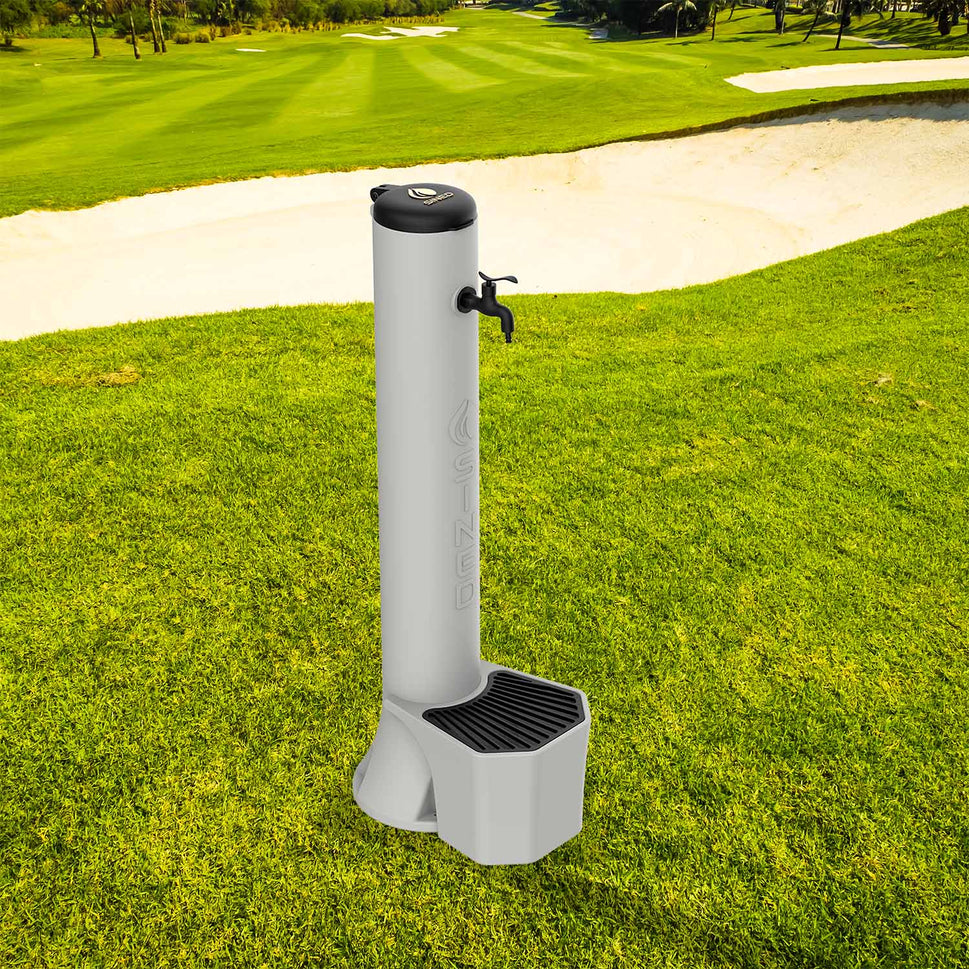 Kit Sined Tritone Source Extérieure et Seau de 5 Litres en Polyéthylène Gris Pigeon Fabriqué en Polyéthylène HD