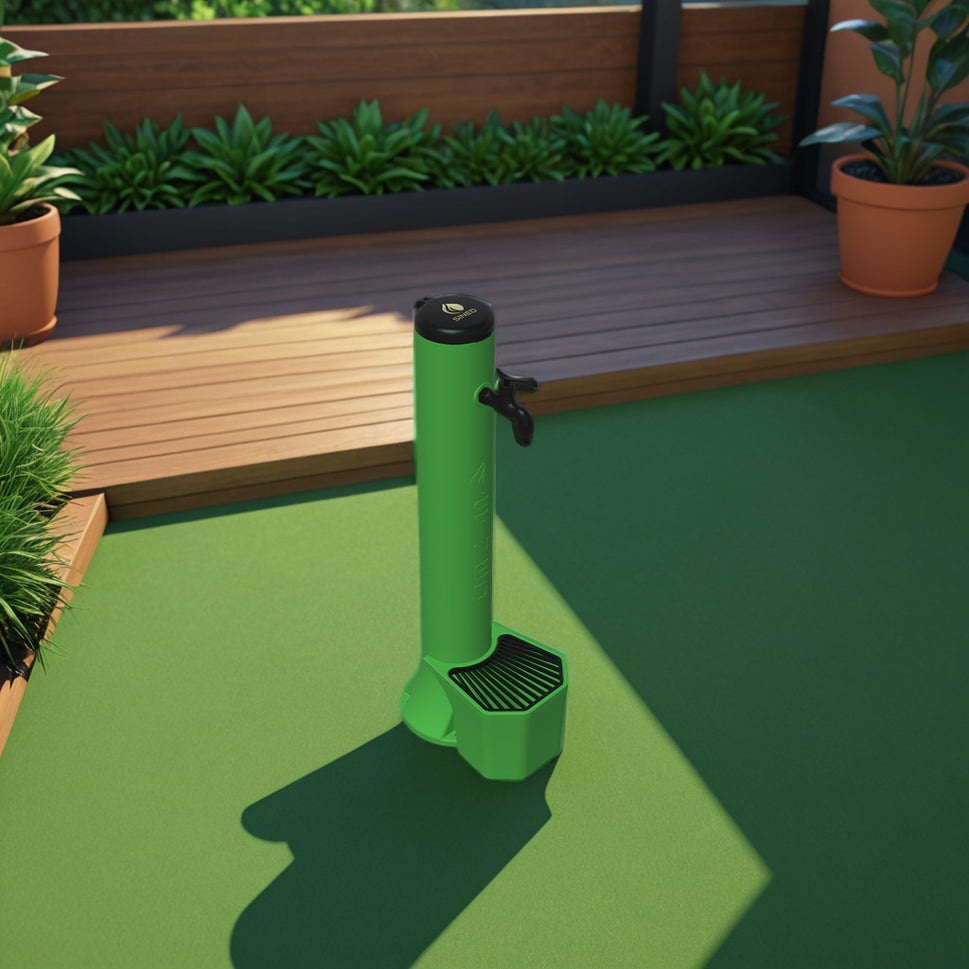 Kit De Source Extérieure Sined Triton et Seau de 5 Litres en Polyéthylène HD Vert