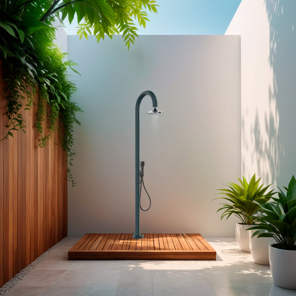 Gray Moon Garden Shower with Round Sensor Sined