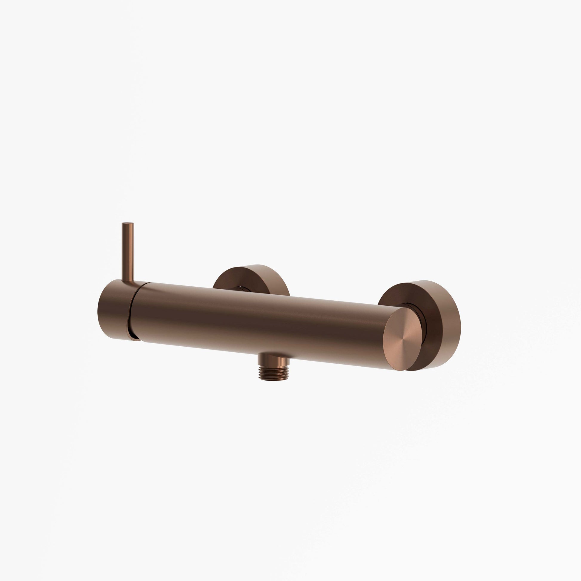 SINED Mitigeur mural de douche en acier inoxydable 316L finition or rose avec 1 sortie d'eau et connexion standard - modèle LEVANTE