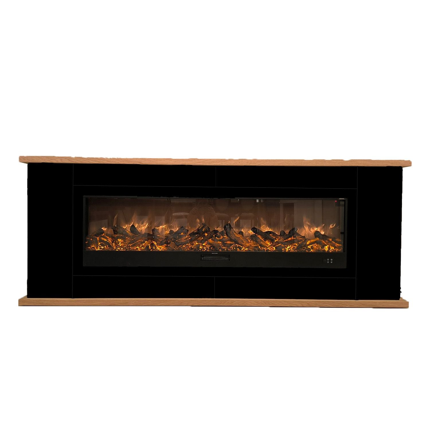 Sined Desio 108 Mueble Completo De Madera Gnero Con Chimenea Electrica 1500w Incluye Mando a Distancia Muebles De Alta Calidad Hechos a Mano Fuerza y Diseno Para El Hogar y La Oficina