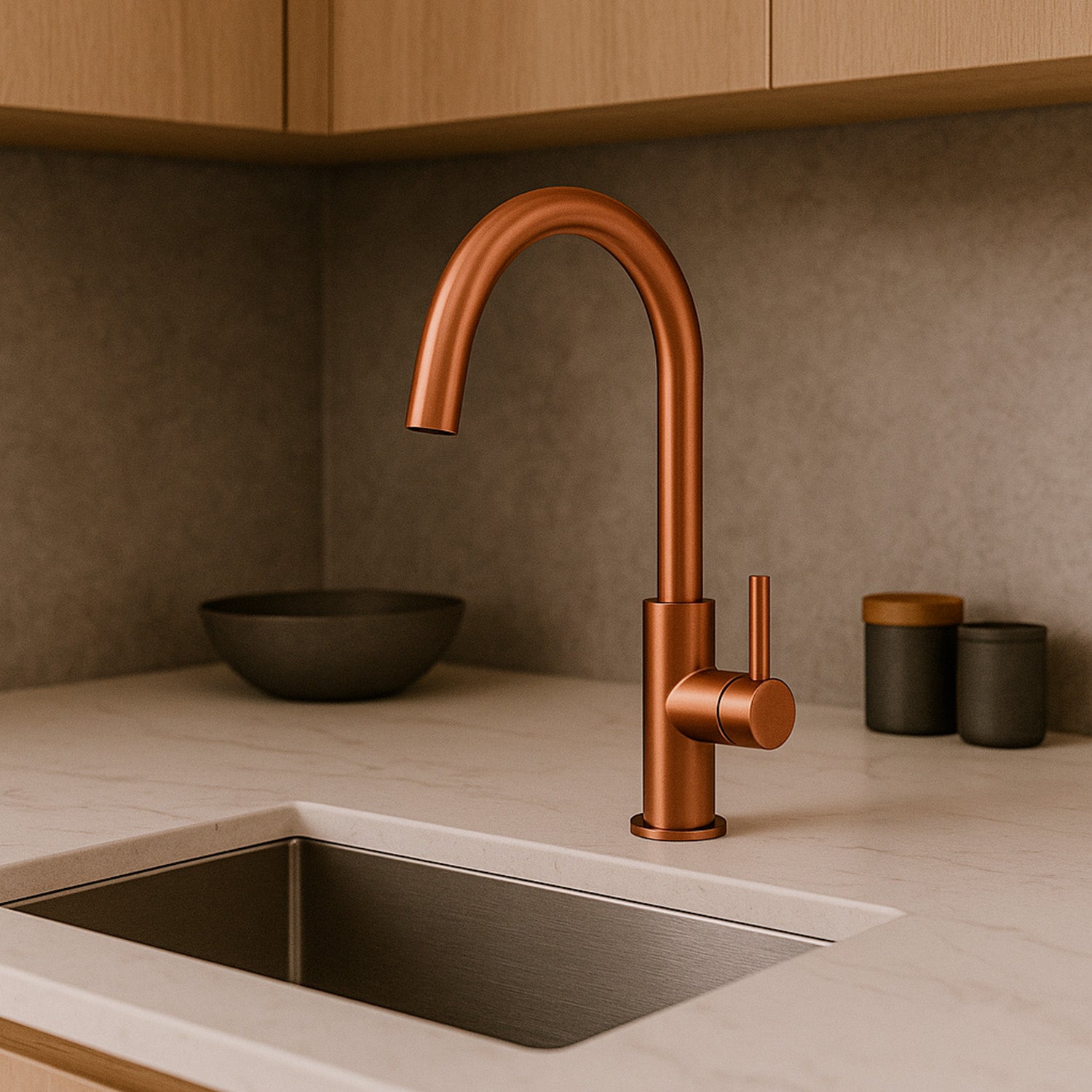 SINED ROBINET-LAVABO-LEVANTE-BAS-OR ROSE robinet mitigeur lavabo levante bas or rose élégance et fonctionnalité dans chaque cuisine qualité et design moderne pour un investissement durable