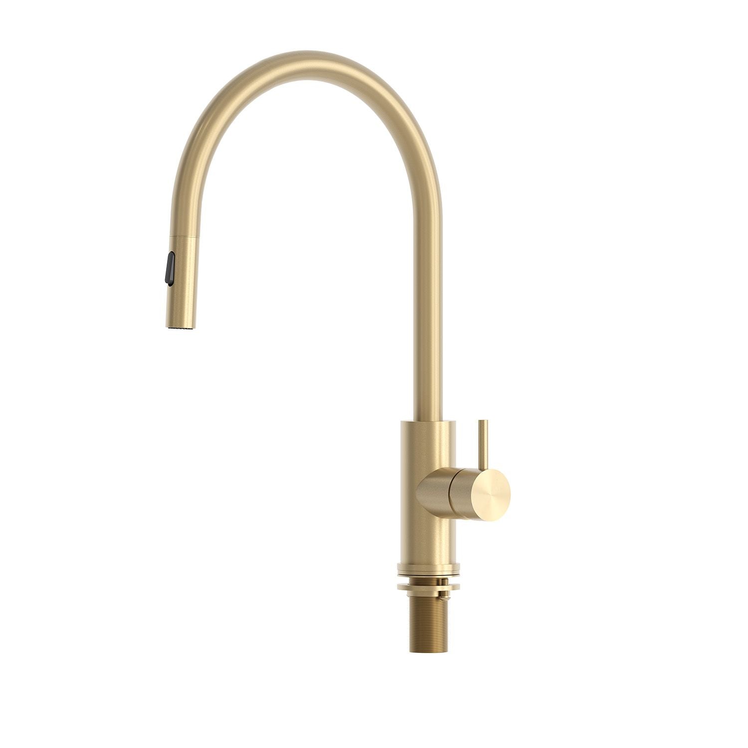SINED Grifo de cocina extraíble color oro en acero inoxidable 316L LEVANTE