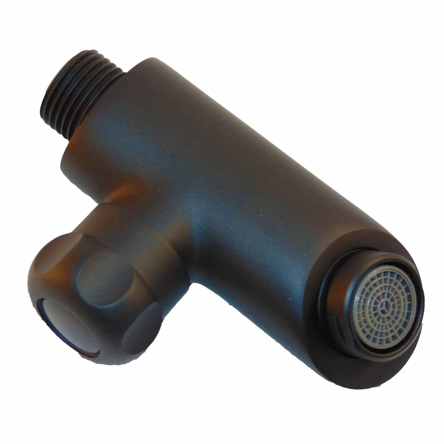 Sined Ric A2428 Grifo De Ducha Ovalado Negro Emi