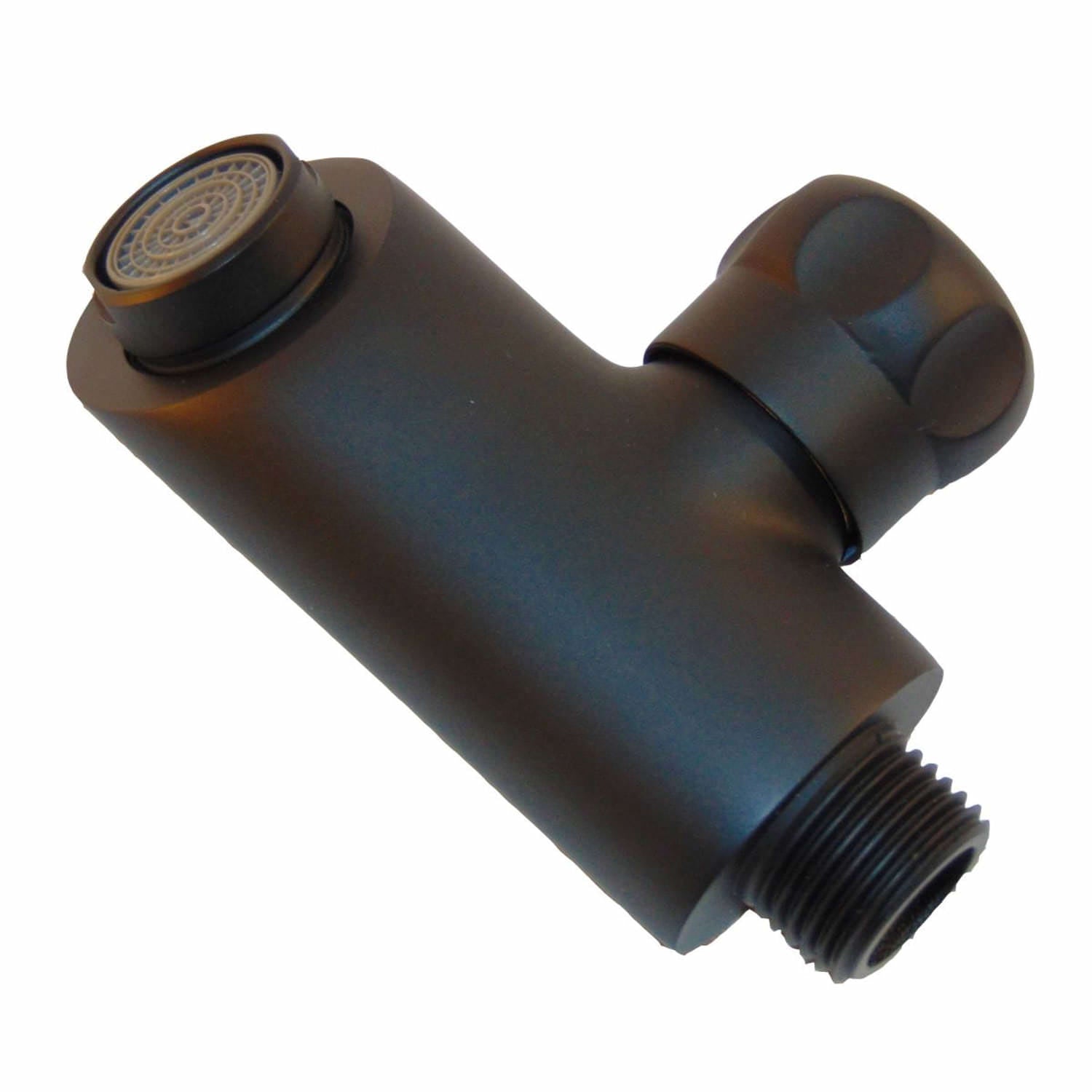 Sined Ric A2428 Grifo De Ducha Ovalado Negro Emi