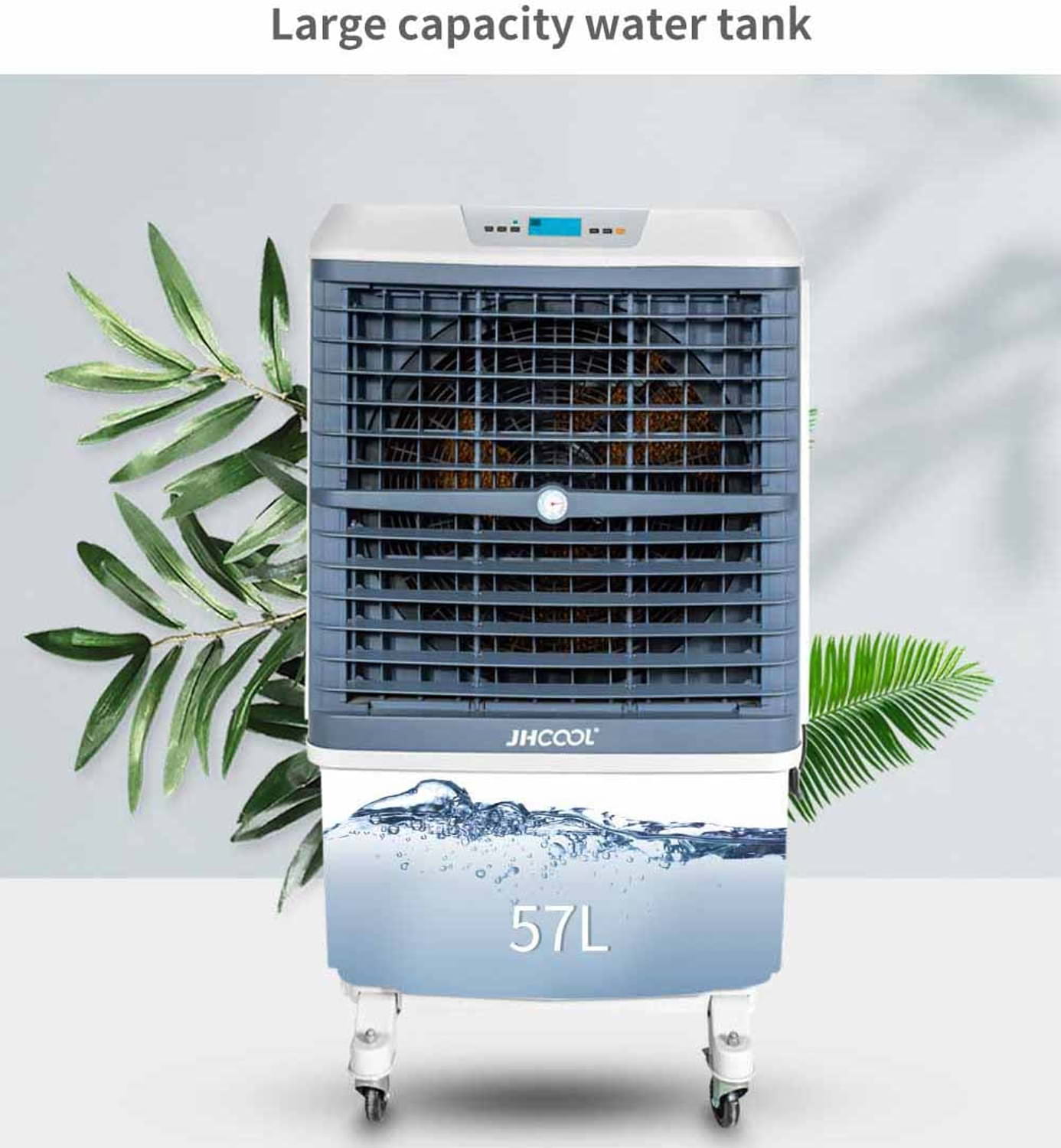 Sined Mobile 801 Industrial Mobile Evaporative Cooler On Wheels 57 Liters With 3 Speeds