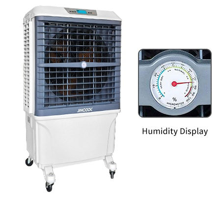 Sined Mobile 801 Industrial Mobile Evaporative Cooler On Wheels 57 Liters With 3 Speeds