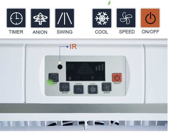 Sined Portable 181 Evaporative Cooler With Water Consumption Of 23 Liters Per Hour
