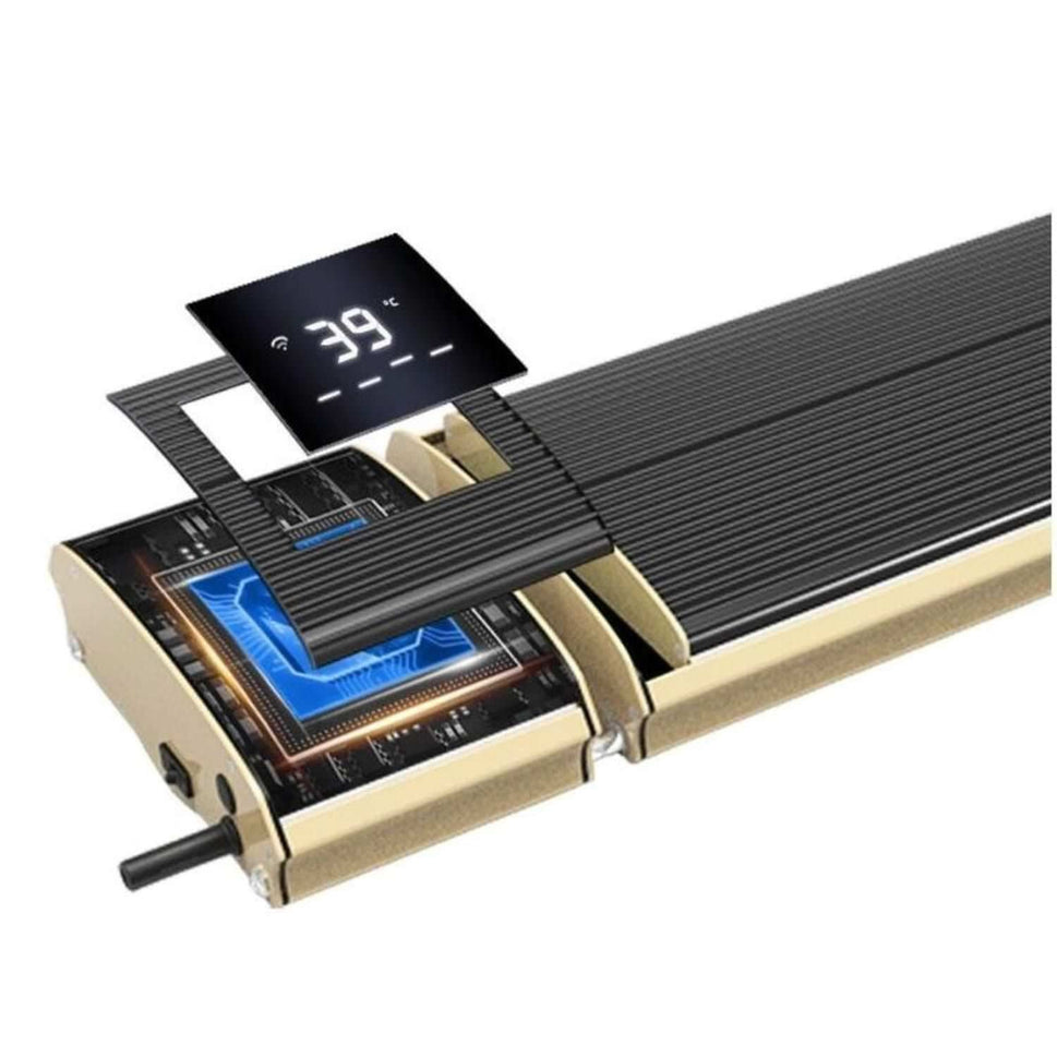 Sined Smartphone-gesteuerte Infrarotheizung mit WLAN 2400 W Schwarz