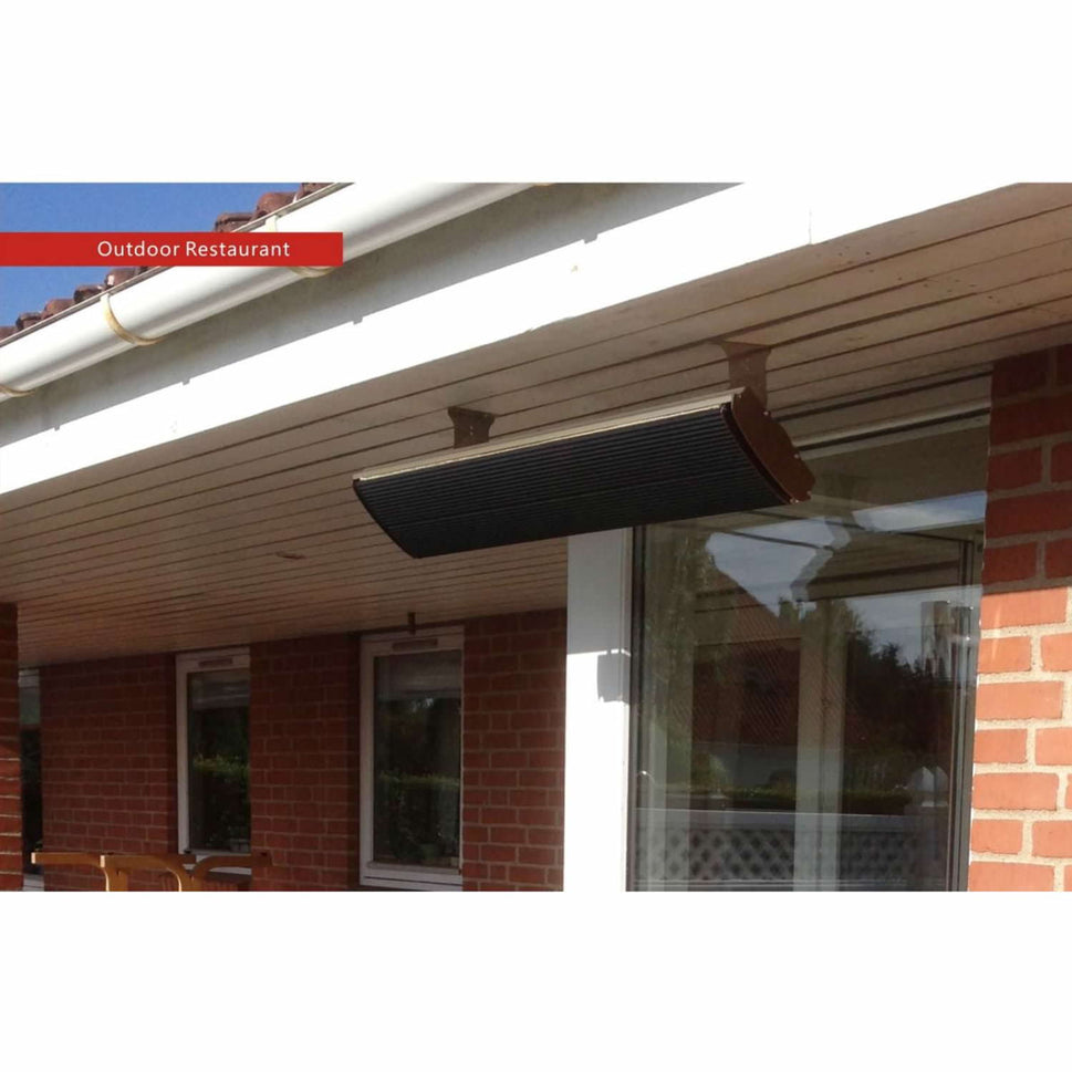 Calentador Infrarrojo 4000w Industrial Negro Sined