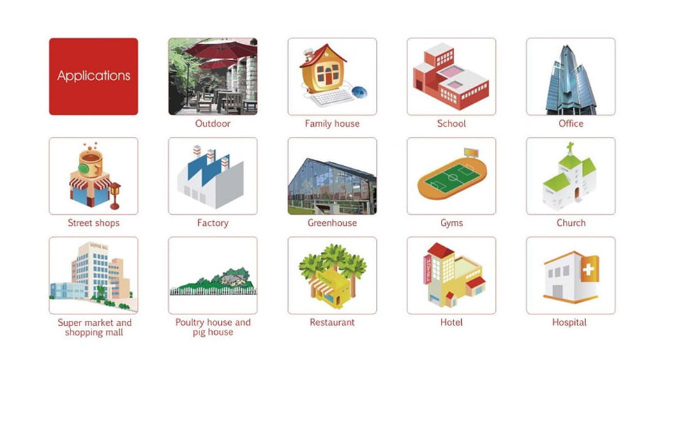 Calentador Infrarrojo 4000w Industrial Negro Sined