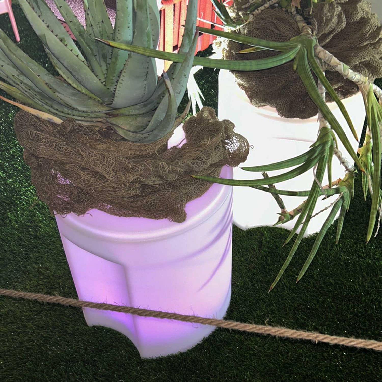 Sgabello Luminoso Sined Kamis Design Moderno e Riciclabile Sined