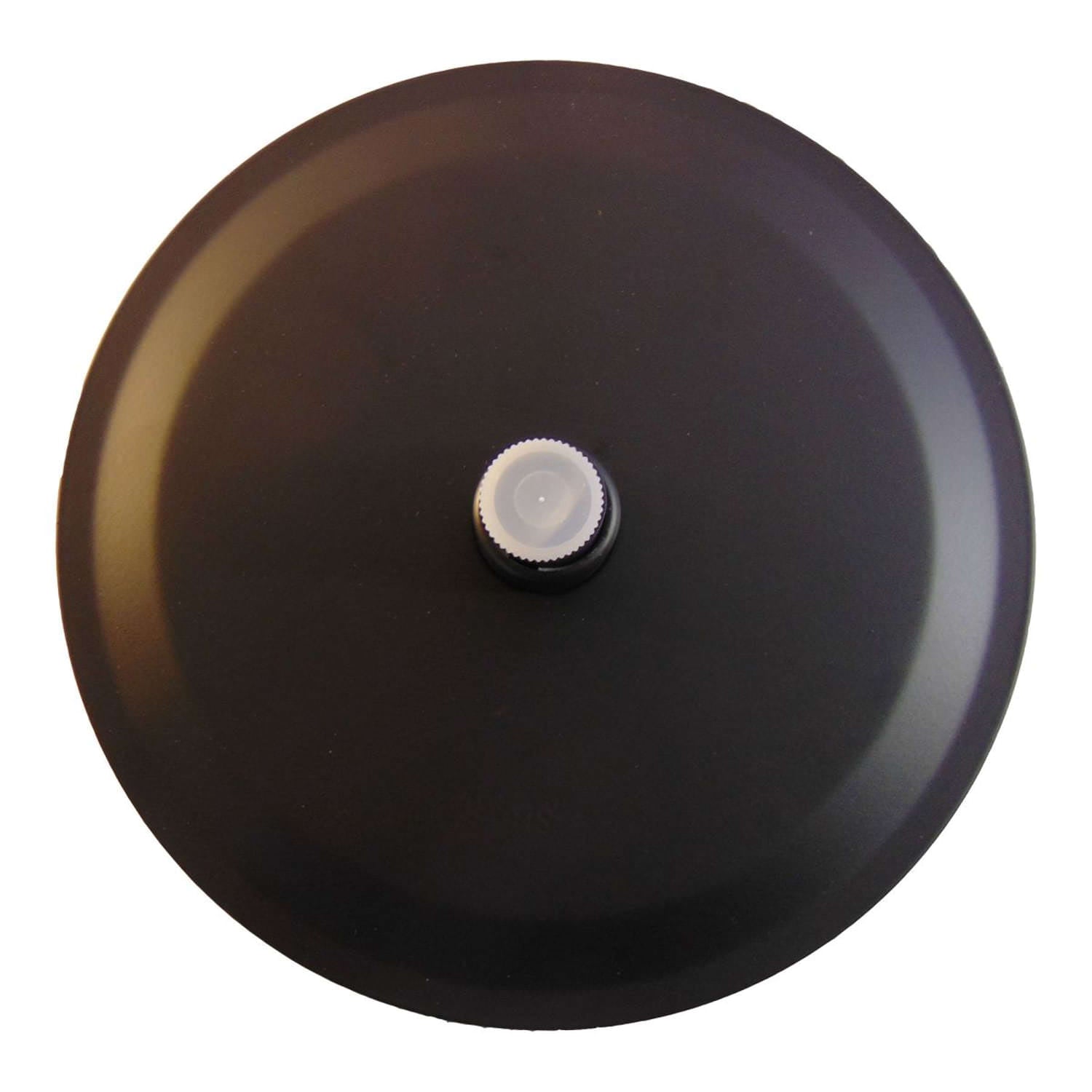 Sined Soffione Tondo 15 Negro Ducha Mural Redonda Negro Mate 6 Pulgadas