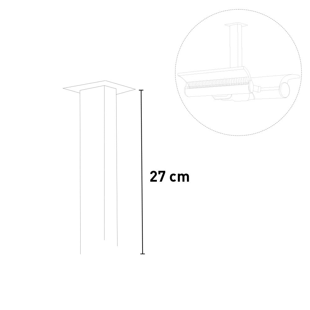 Supports de montage au plafond Sined pour radiateurs muraux Supports non inclus Les supports faciles à monter fixent une paire de radiateurs pour une installation rapide et sans complications