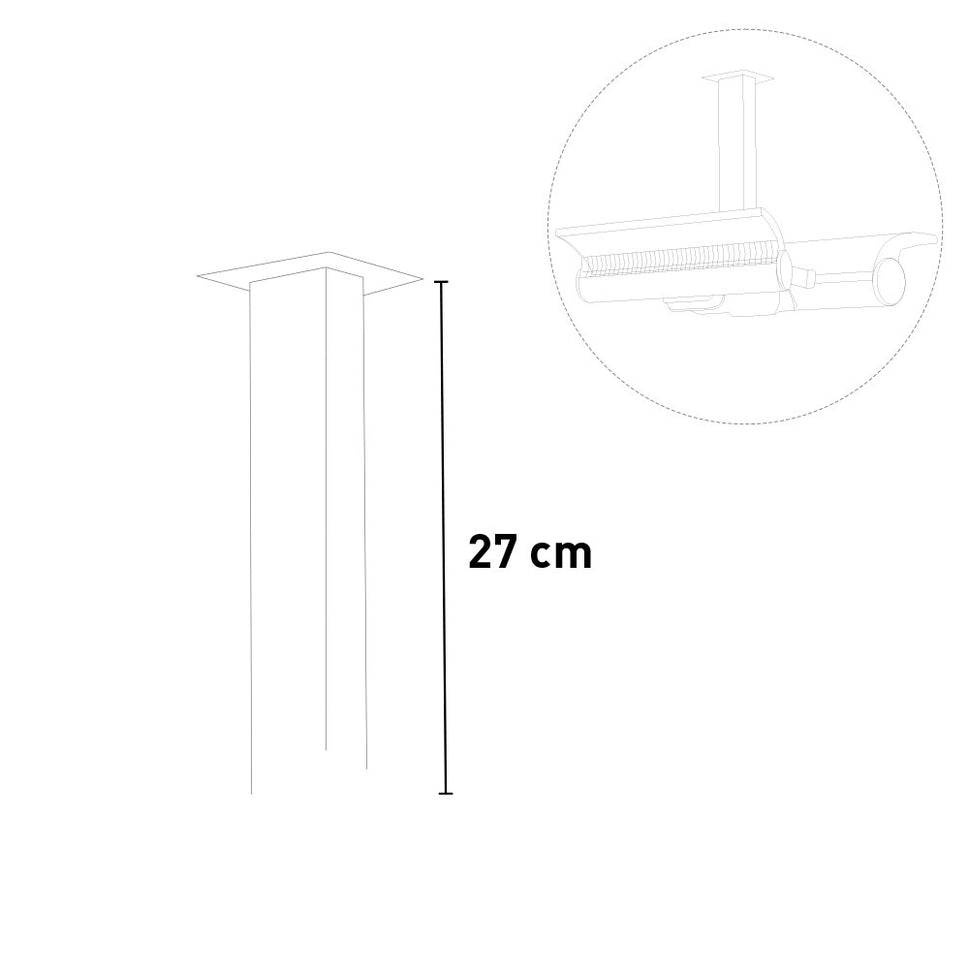 Supports de montage au plafond Sined pour radiateurs muraux Supports non inclus Les supports faciles à monter fixent une paire de radiateurs pour une installation rapide et sans complications