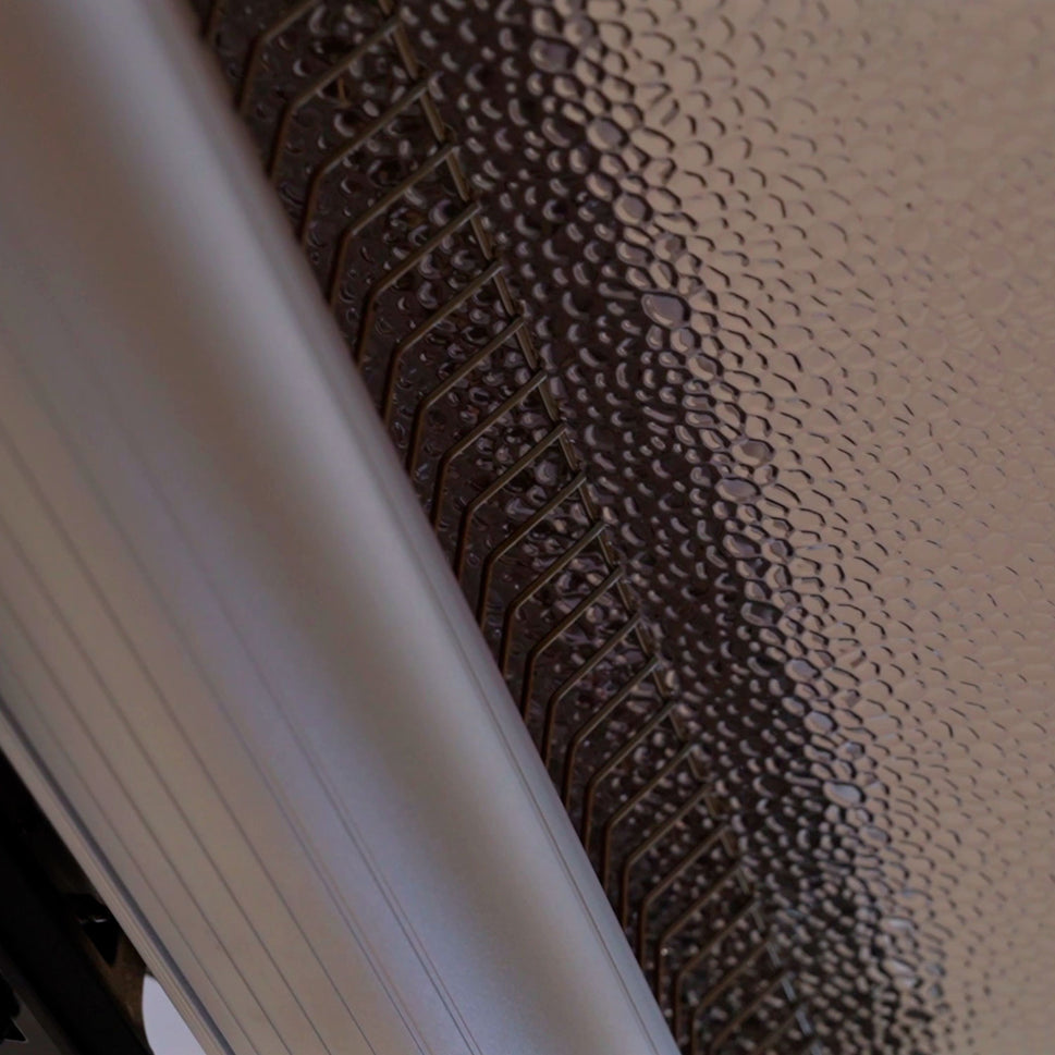 Sined Infrared Terra 4000 Double Reflective Floor Heater with Remote Control Gray Equipped with Adjustable Reflective Curve and Remote Control Heat Concentrator Ip65