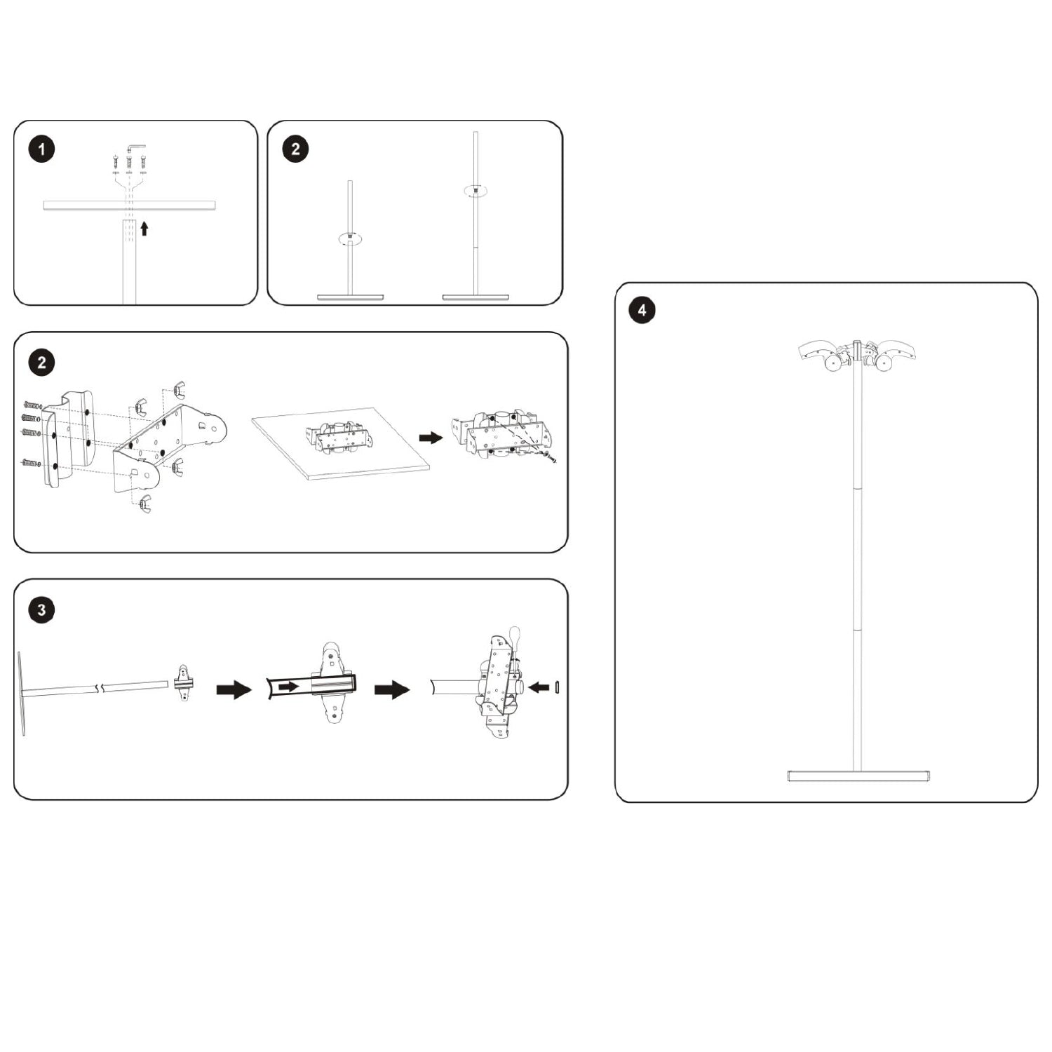 Suporte de Pé Sined para Aquecedores de Infravermelhos de Prata para Montagem de 2 Almofadas de Aquecimento por Infravermelhos ou 1 Hotglass Apenas ou Hotirb