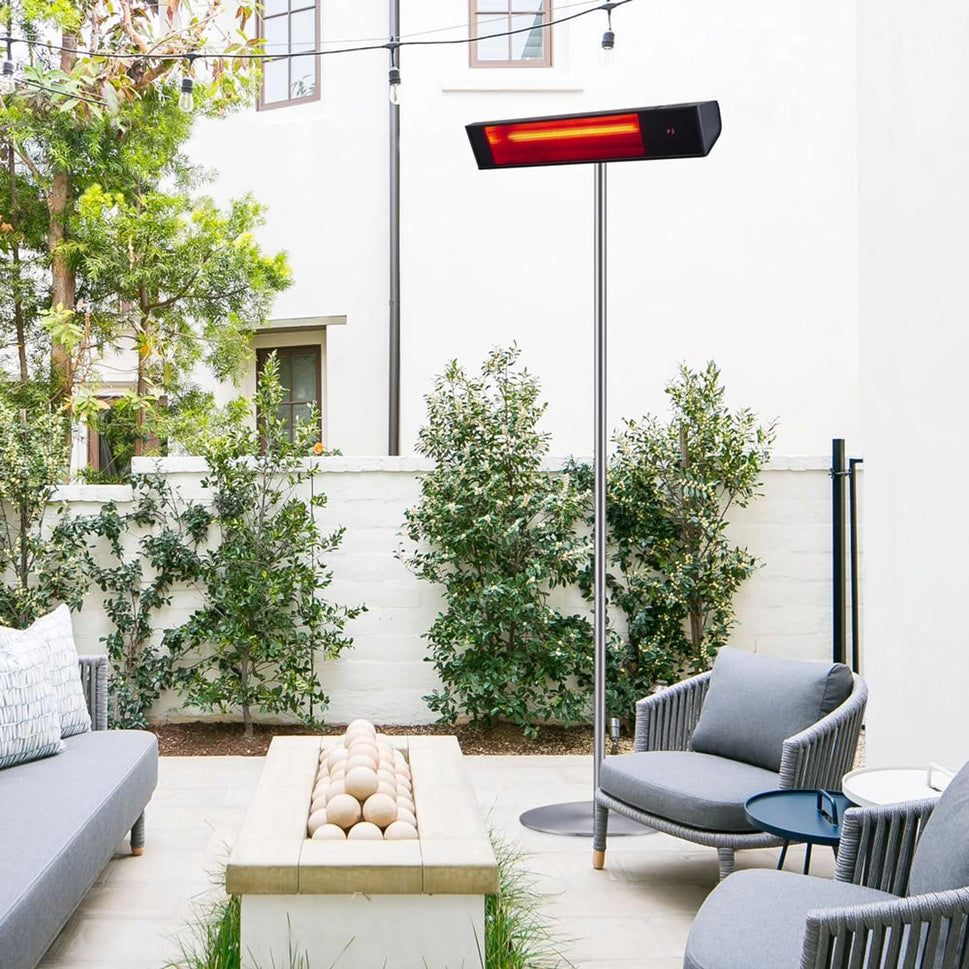 Without Floor Stand Support for Silver Infrared Heaters for Mounting 2 Infrared Heating Pads or 1 Hotglass Only or Hotirb