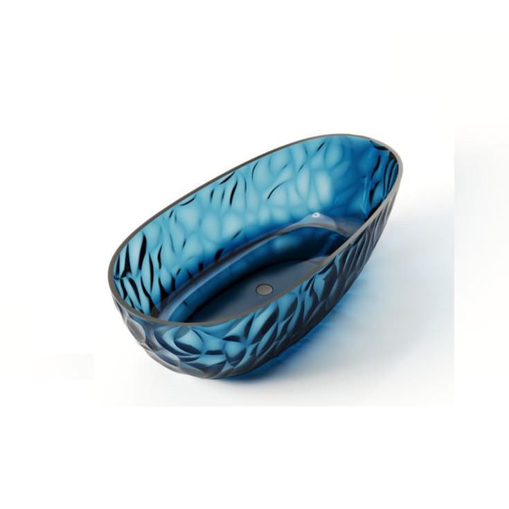 SINED BANHEIRA-TRANSPARENTE-ZEFIRO-AZUL-170 descubra a banheira Sined Zefiro azul design elegante e materiais de alta qualidade para um banho quente e acolhedor compra segura e entrega rápida