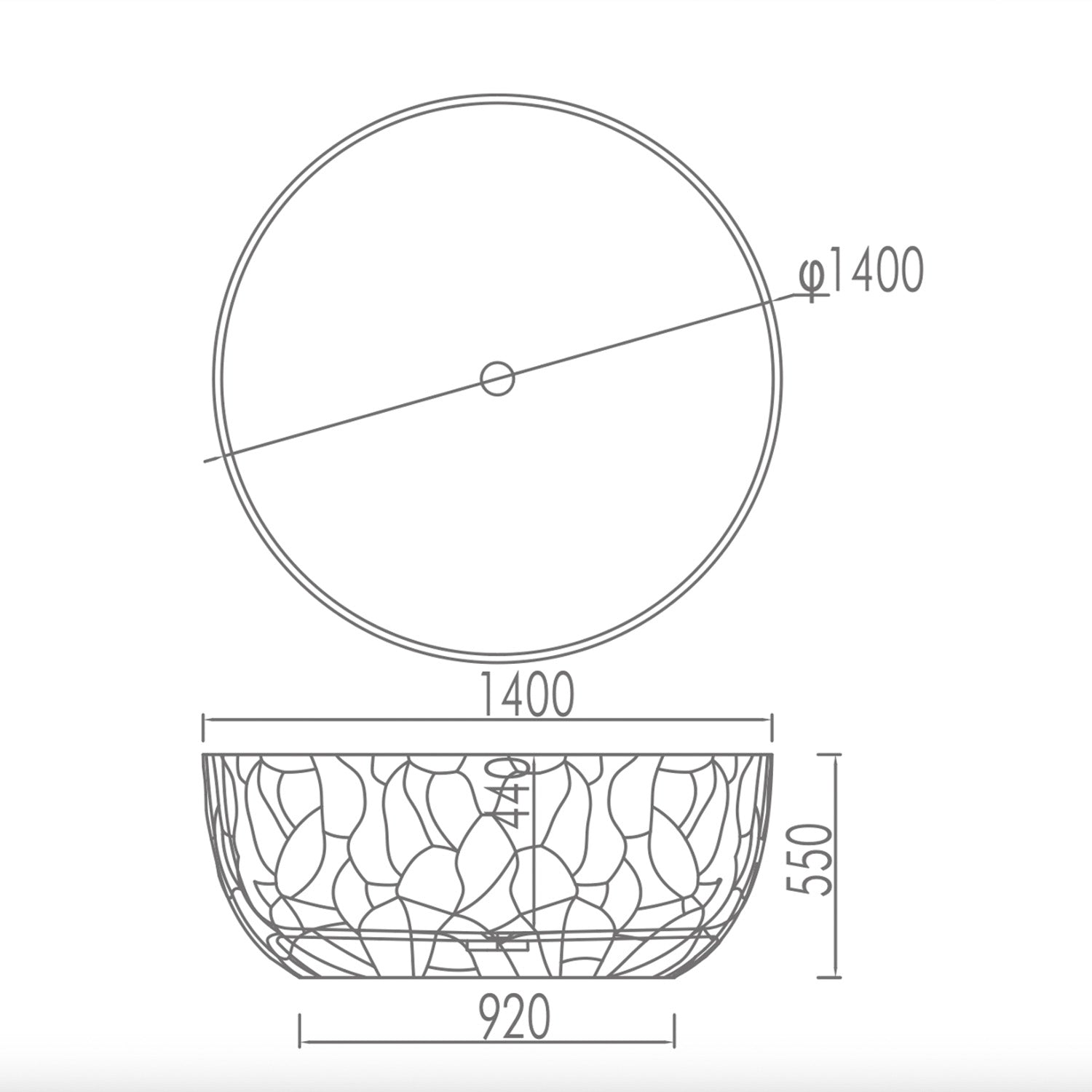 SINED VASCA-ZEFIRO-BIANCA-TONDA-140 Descubra a banheira branca redonda Sined Zefiro: elegância, conforto e durabilidade para a sua casa de banho, entrega rápida e compra segura