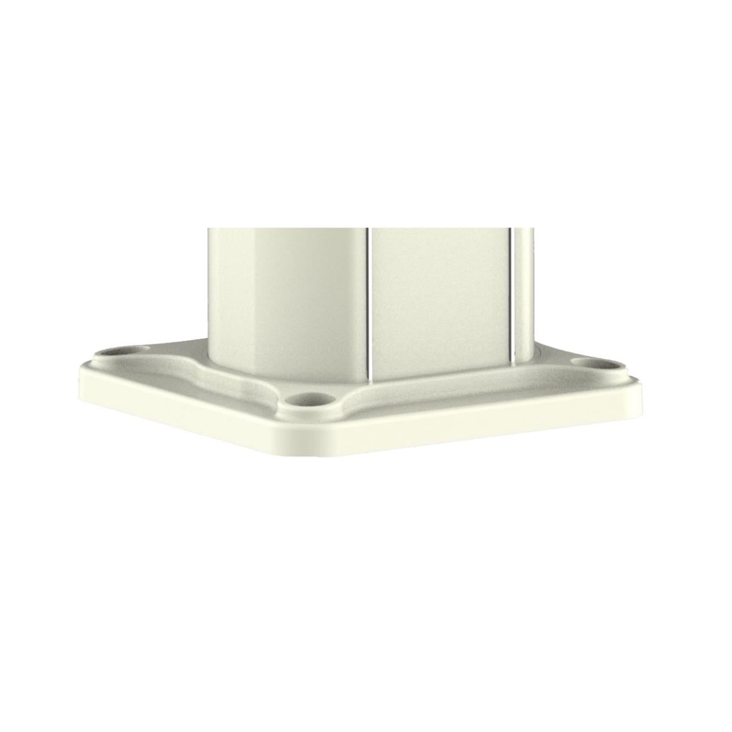 Sined Dafne Base De Aluminio De Repuesto Para Ducha Con Calefacción Solar Blanco