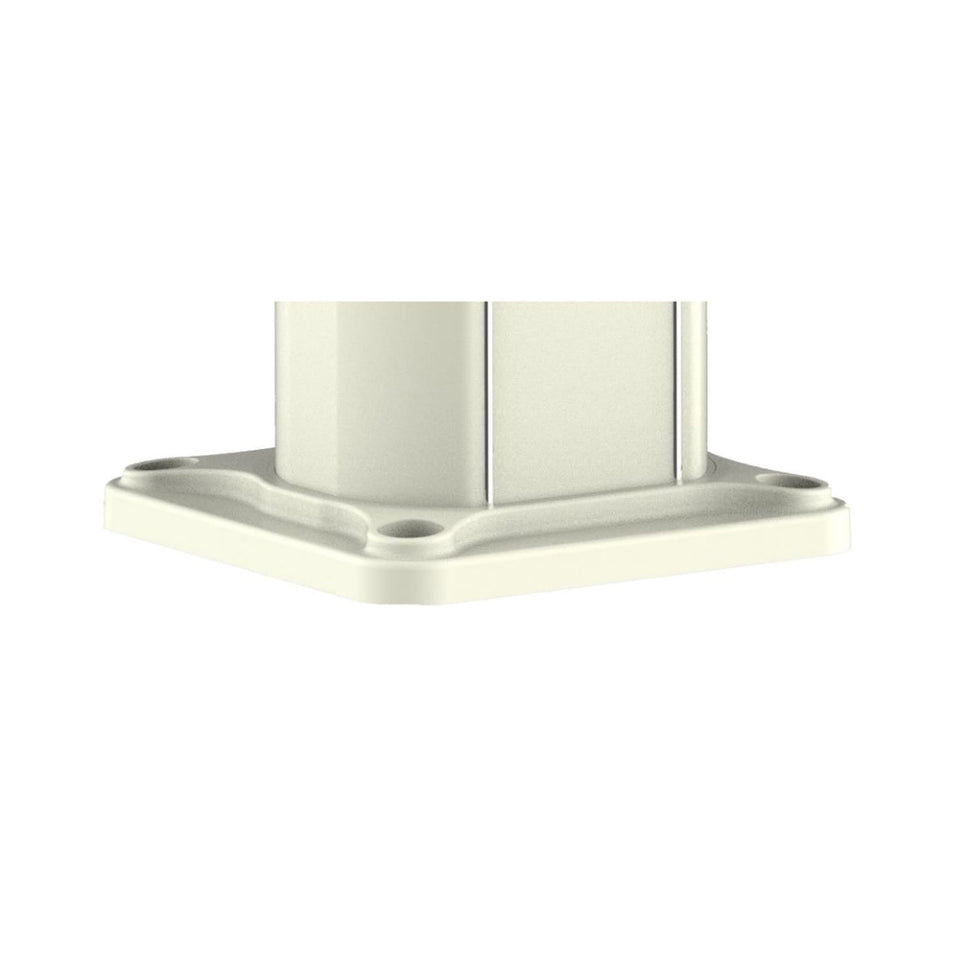 Sined Dafne Base De Aluminio De Repuesto Para Ducha Con Calefacción Solar Blanco