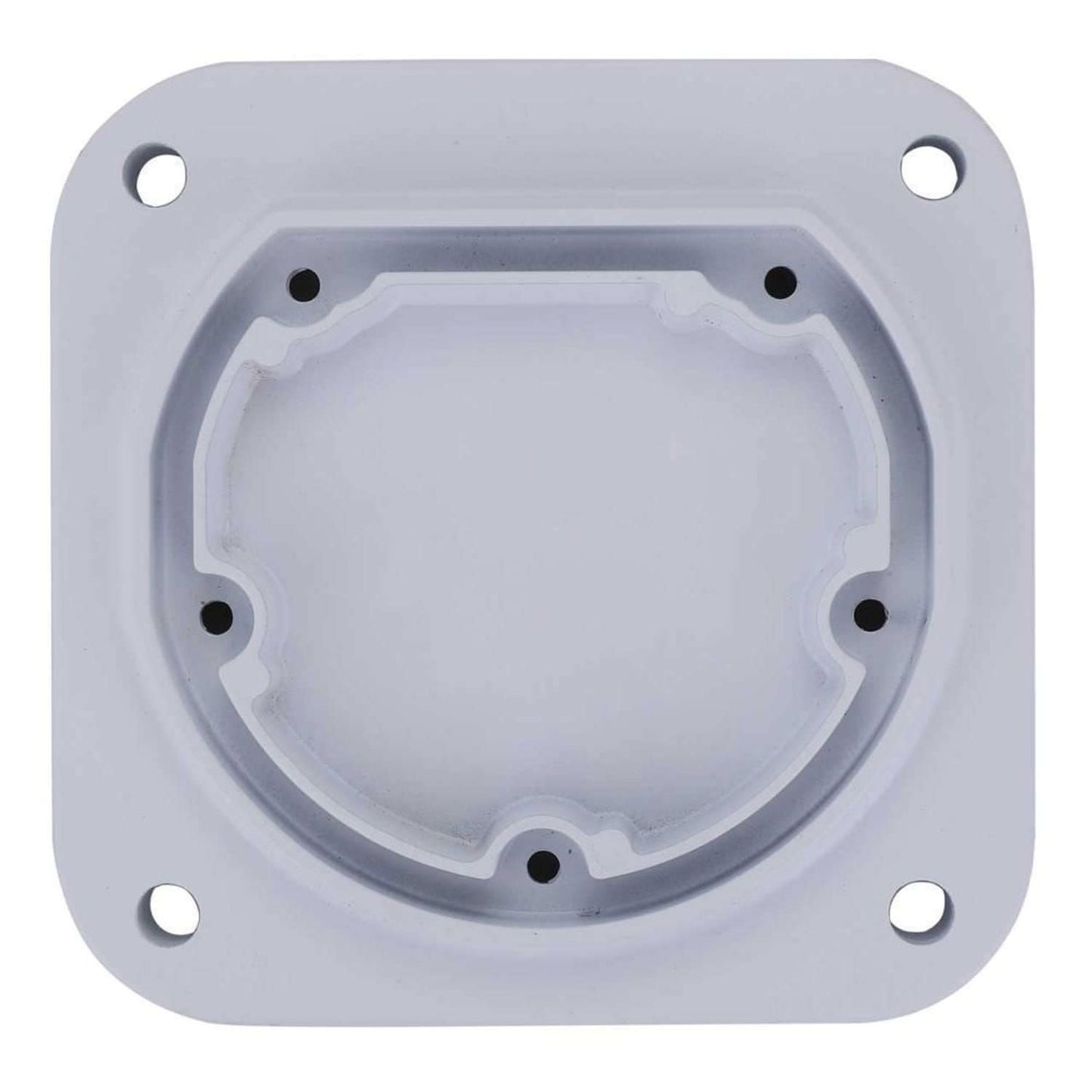 Base inferior Emi blanca para ducha de jardín con tapa de al