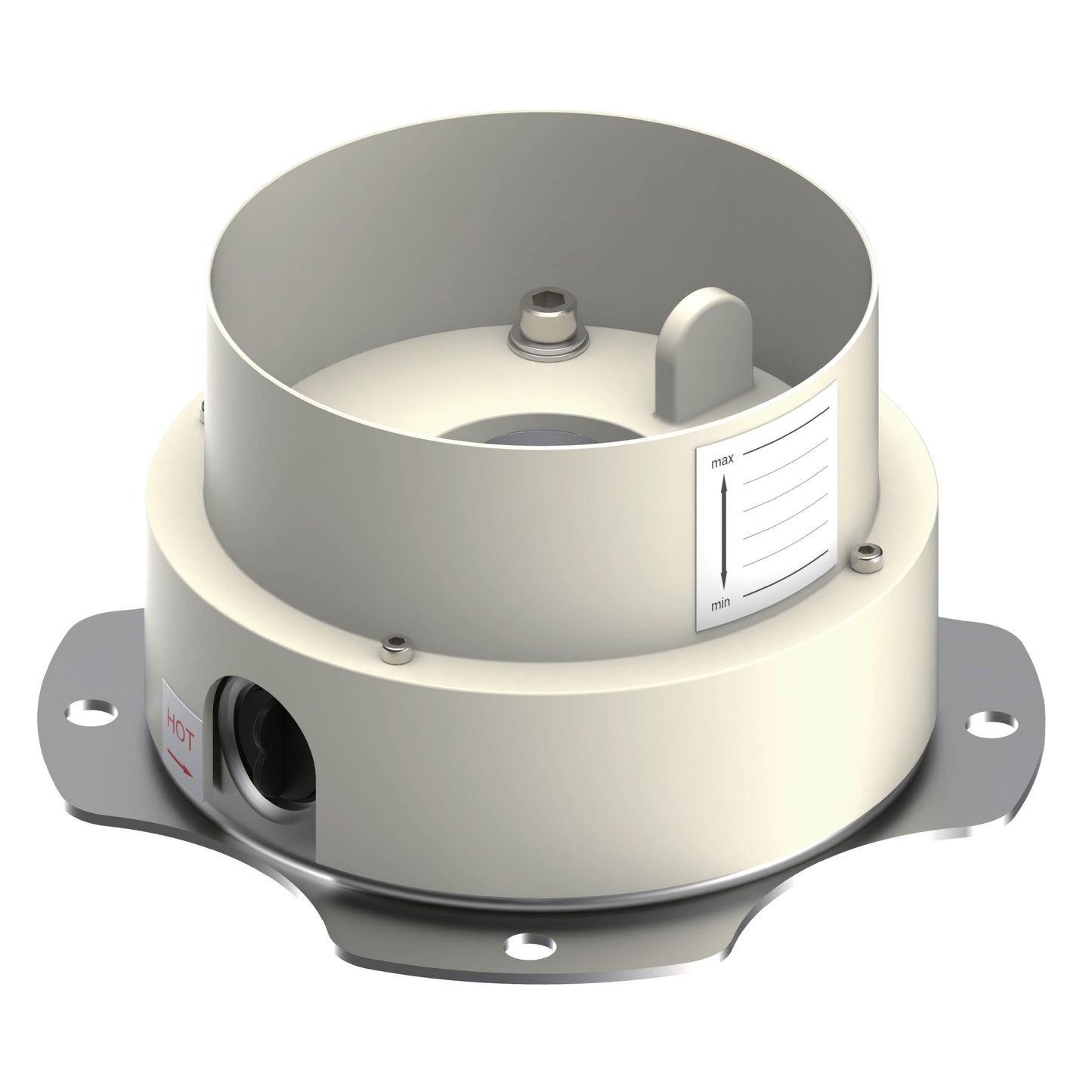 Sistema de fijación C-BOX-MINI de acero inoxidable 316L: ele