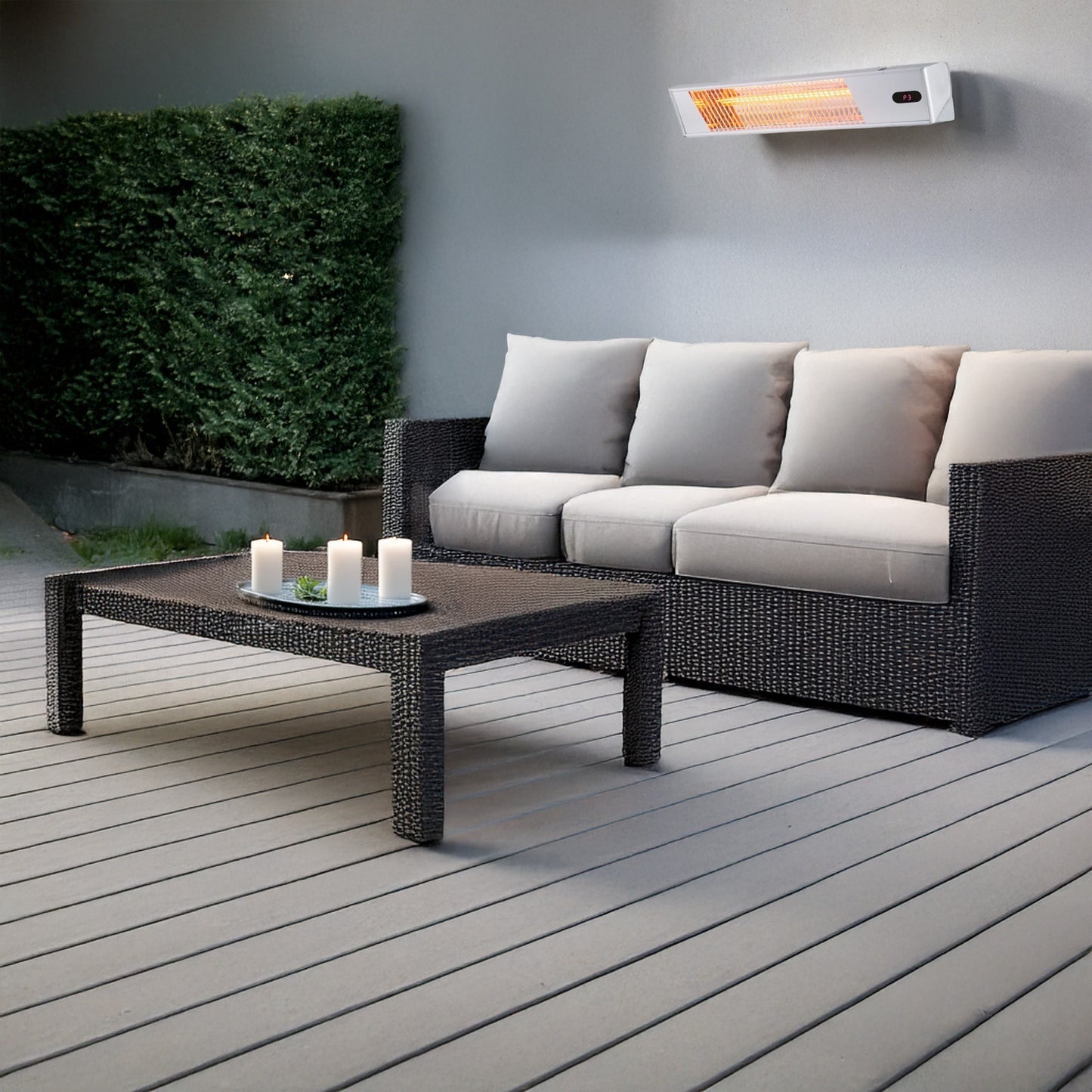 Calentador infrarrojo exterior SINED CALDO-IRA-INOX-2000: di