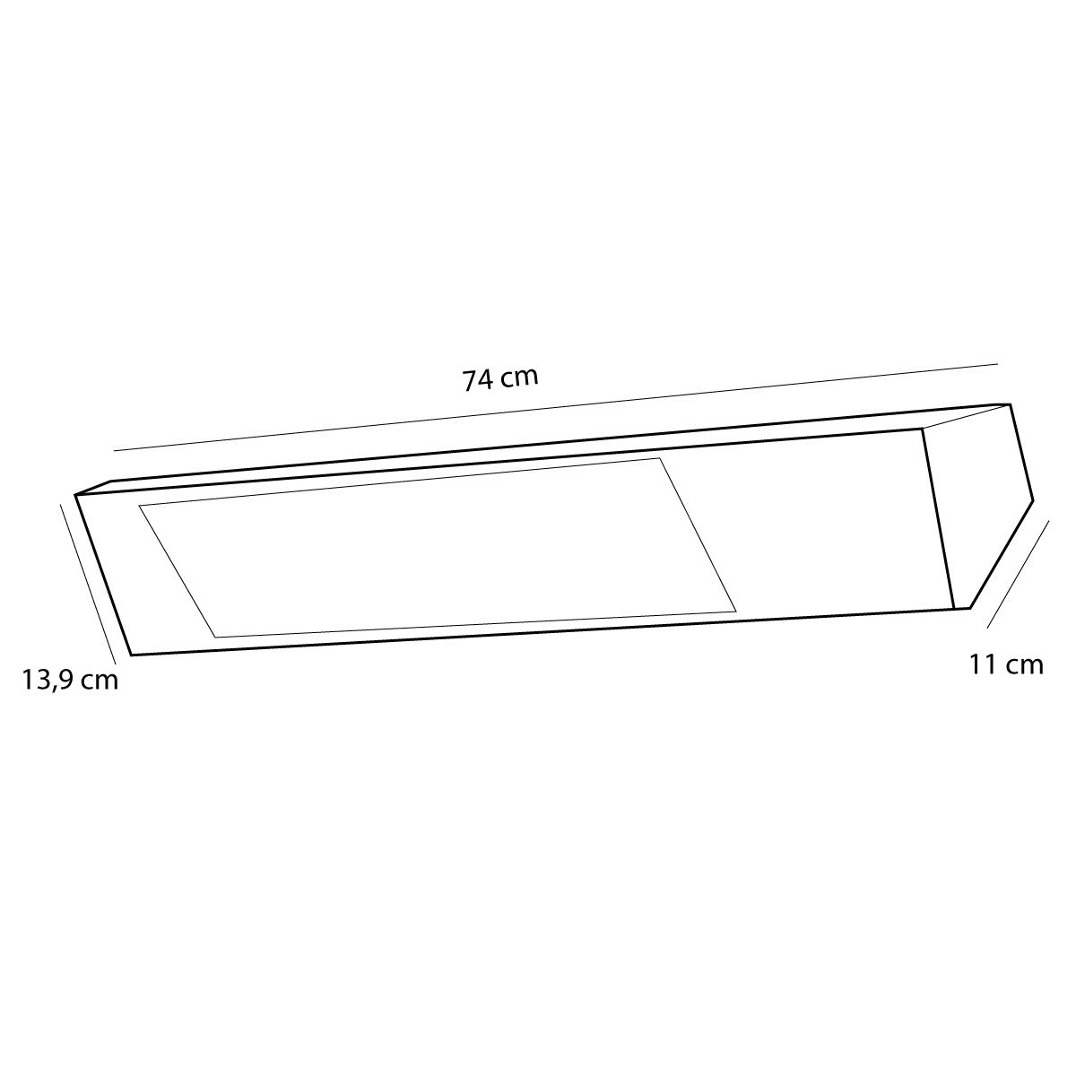 Calentador de pared por infrarrojos para exteriores con mand