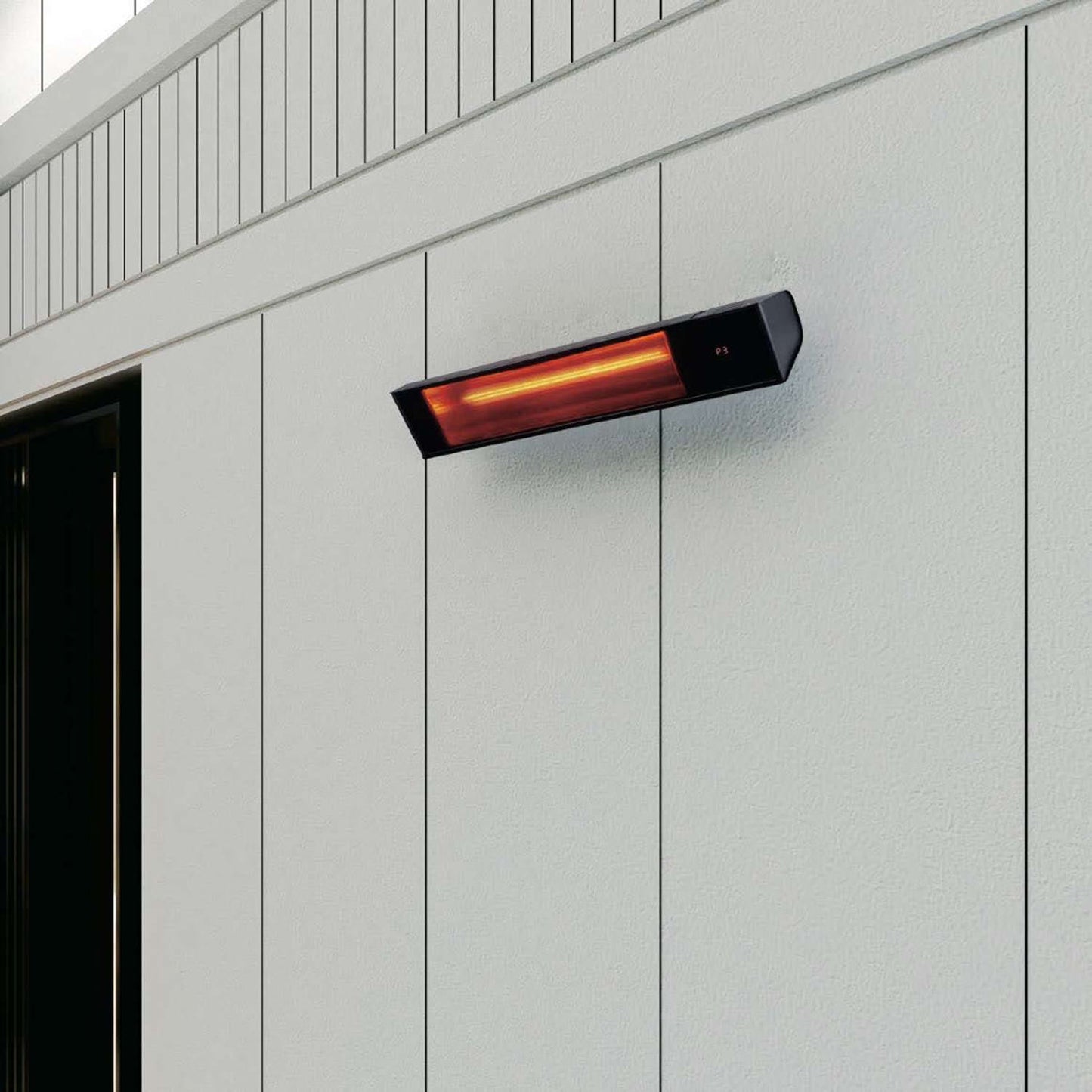 Calentador infrarrojo wifi negro Sined: diseño elegante y ef