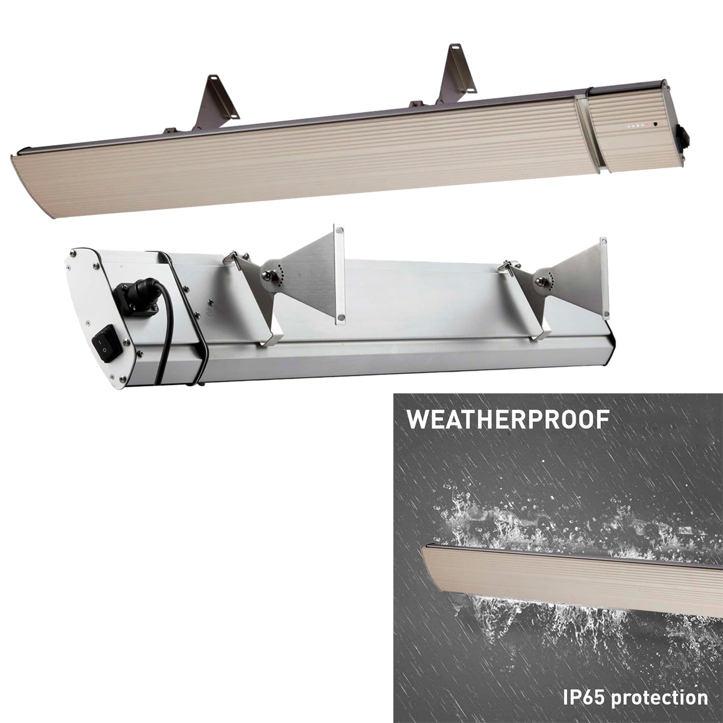 Radiador infrarrojo de pared SINED CALORE-BIANCO-2400: diseñ