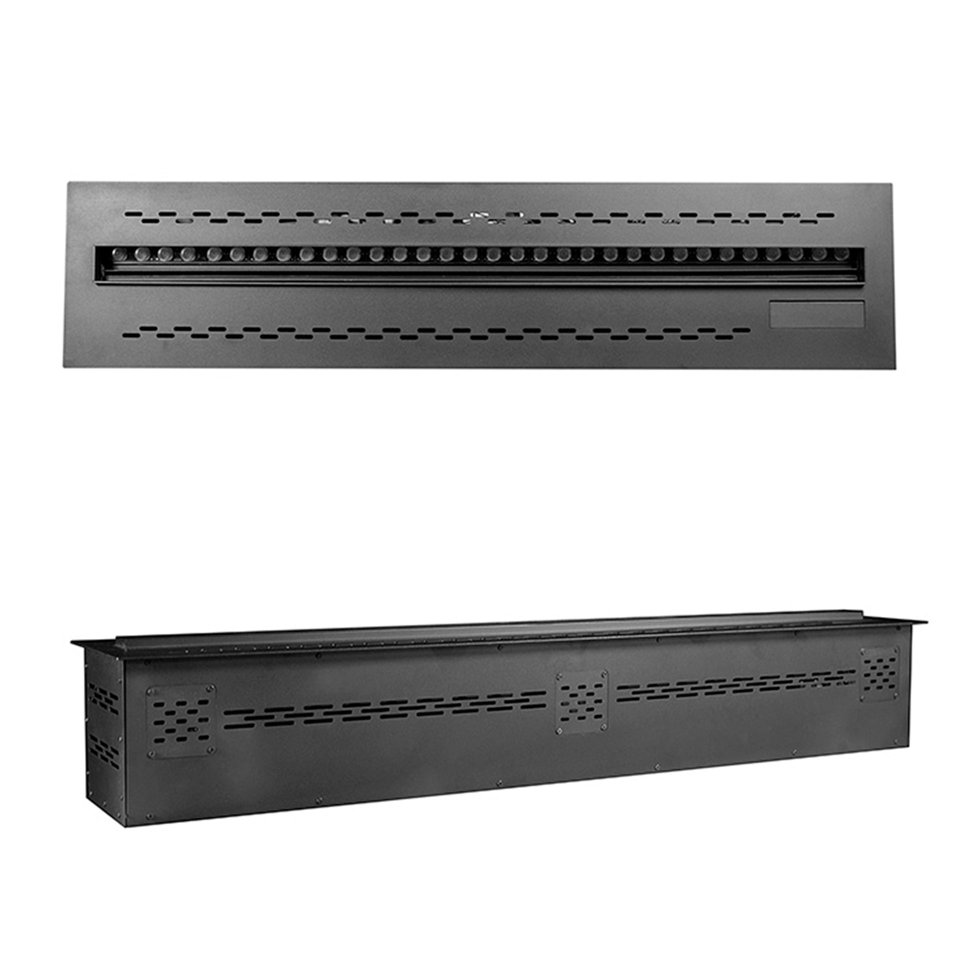 Sined Ega 150 Electric Fireplace Avapore Acqueo Black Non-Thermal LED Fireplace Interior With Built-in Multicolor 3D Flame Simulation For Elegant and Modern Environments Remote Control