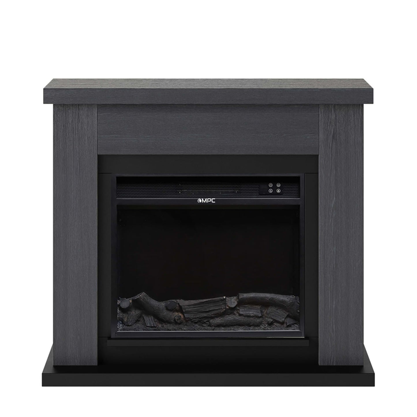 chimenea eléctrica gris oscuro sined camino-asciano-grigio