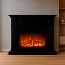 Wechseln Chimenea eléctrica negra SINED con efecto llama realista y d 2 Bild