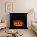 Wechseln Chimenea eléctrica negra SINED con efecto llama realista y d 3 Bild