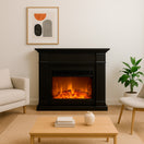 Wechseln Chimenea eléctrica negra SINED con efecto llama realista y d 4 Bild