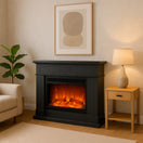 Wechseln Chimenea eléctrica Lipari gris oscuro: elegancia y confort 4 Bild