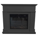 Cambiar a la imagen Marco de chimenea Pienza gris oscuro: elegancia y durabilida 2